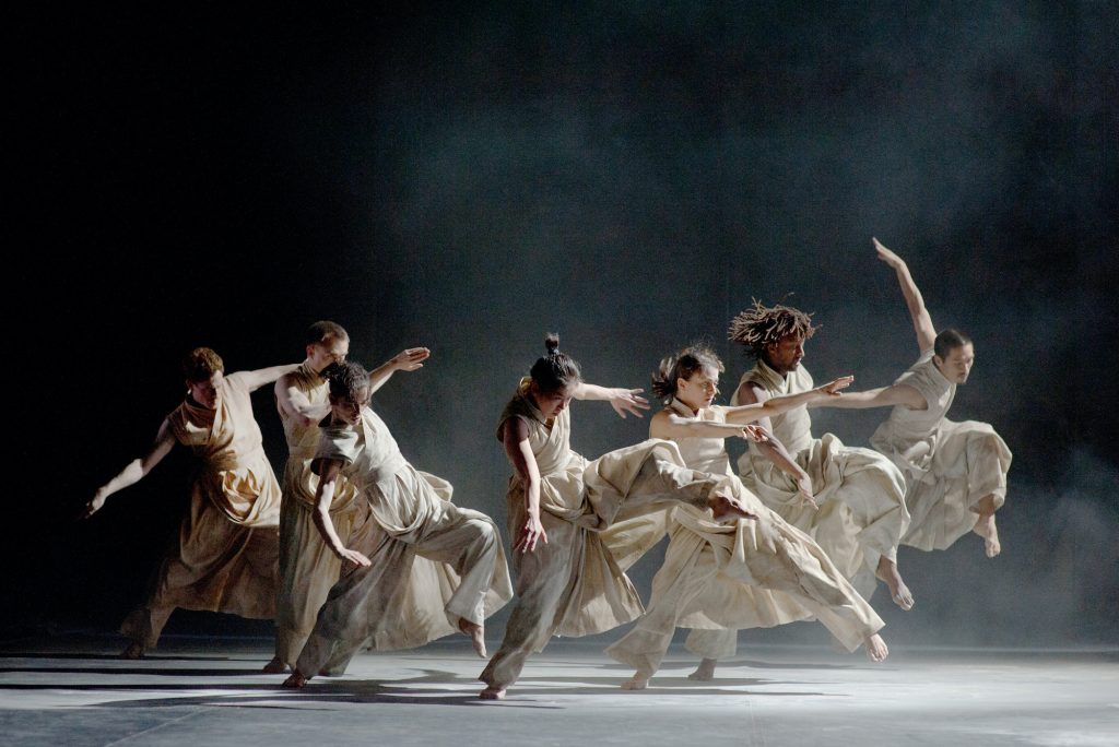 Akram Khan Dance Company performing Vertical Road at Curve Theatre in 2010 as a 4K wallpaper