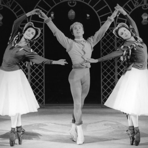 Rowena Jackson, Annette Page and Brian Shaw in the Pas de trois